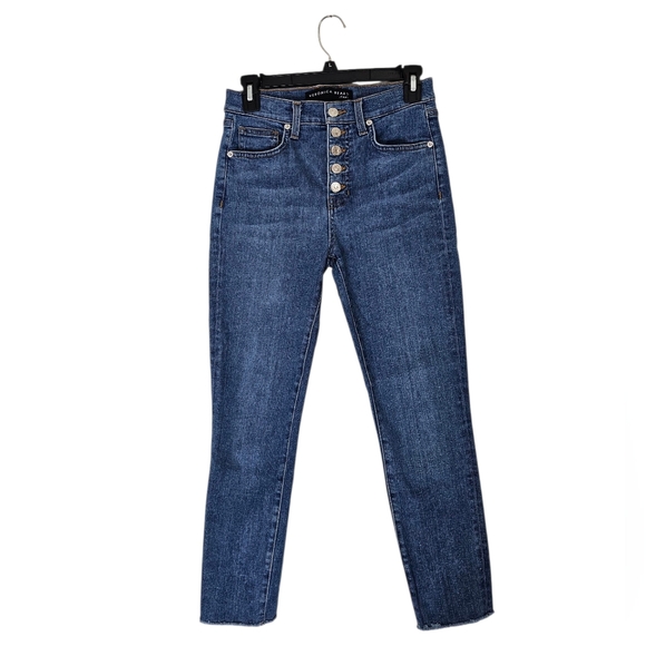 Veronica Beard High Rise Blue Skinny Jeans 26 Preowned - Picture 1 of 10
